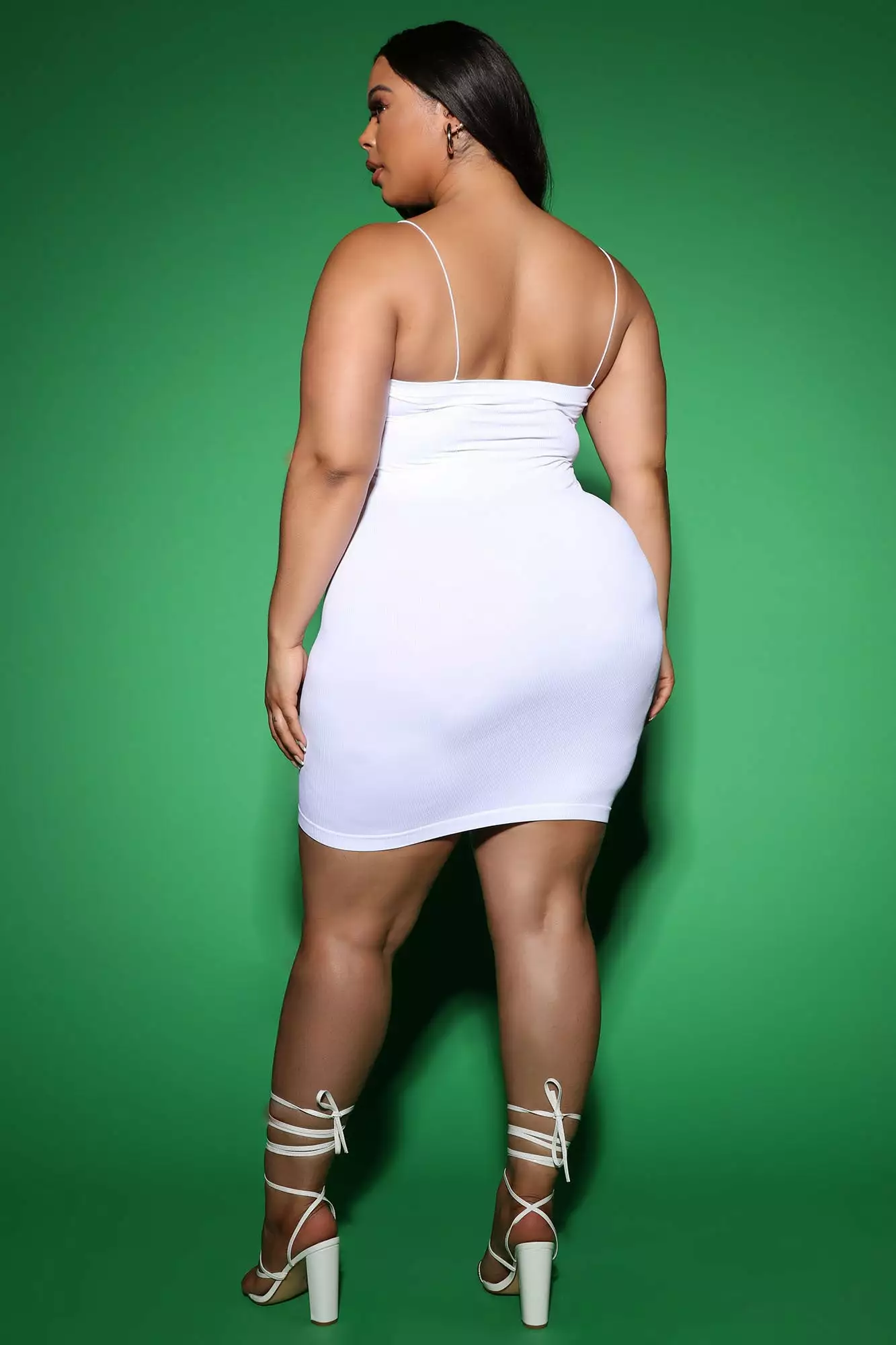 Fashion Nova Shelby Seamless Mini Dress - White 10 Fashion Nova Shelby Seamless Mini Dress - White - Image 8