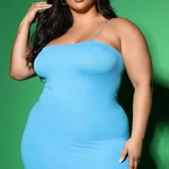 Fashion Nova Shelby Seamless Mini Dress - Blue -Fashion Nova Dresses Shop 05 10 22Studio5 SN KP 08 19 39 3 J3G3970C Blue 11996 PLUS WG