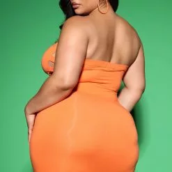 Fashion Nova Dani Midi Dress - Orange -Fashion Nova Dresses Shop 05 10 22Studio5 SN KP 08 20 00 5 JD44459 Orange 12018 PLUS PB