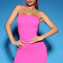 Fashion Nova Shelby Seamless Mini Dress - Pink