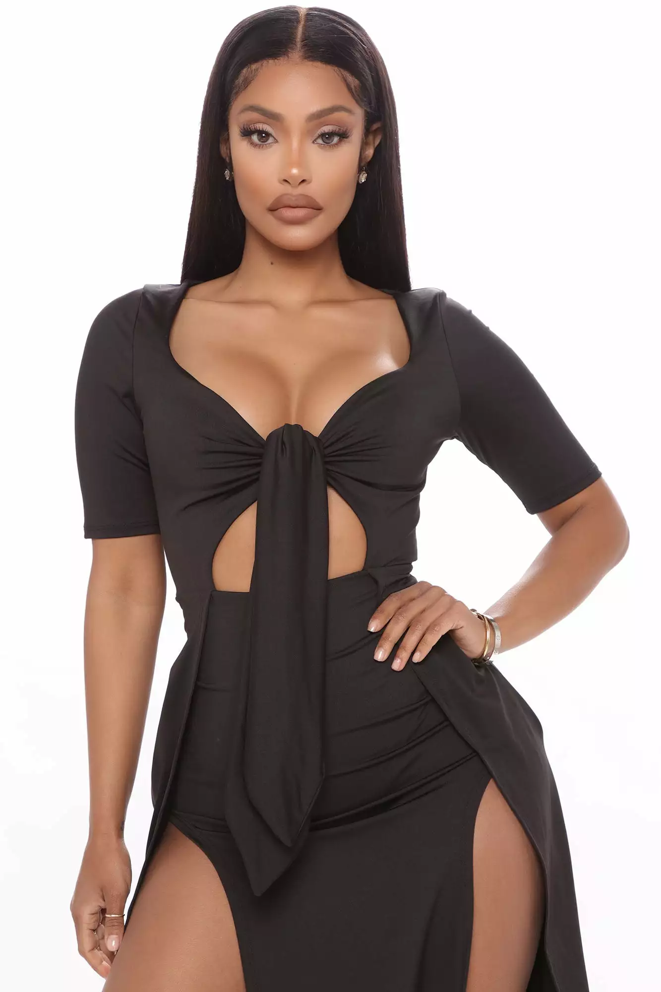 Fashion Nova A Lotta Energy Maxi Dress - Black 6 Fashion Nova A Lotta Energy Maxi Dress - Black - Image 4