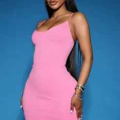 Fashion Nova Sammy Seamless Mini Dress - Pink