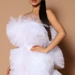 Fashion Nova Emma Tulle Ruffle Mini Dress - White 8 Fashion Nova Emma Tulle Ruffle Mini Dress - White -Fashion Nova Dresses Shop 05 13 22Studio5 SN CM 13 37 47 20 HGD6311 White R 3675 KL