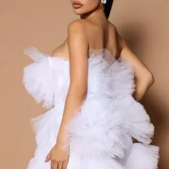 Fashion Nova Emma Tulle Ruffle Mini Dress - White 9 Fashion Nova Emma Tulle Ruffle Mini Dress - White -Fashion Nova Dresses Shop 05 13 22Studio5 SN CM 13 38 52 20 HGD6311 White R 3679 KL