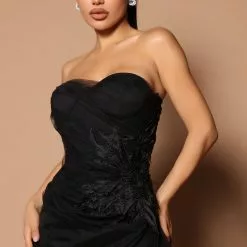 Fashion Nova Kiara Embellished Tulle Maxi Dress - Black -Fashion Nova Dresses Shop 05 13 22Studio5 SN CM 14 38 30 32 57399 Black R 3838 KL