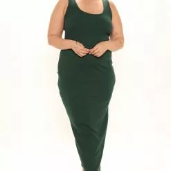 Fashion Nova Mulberry Street Maxi Dress - Hunter -Fashion Nova Dresses Shop 05 16 22Studio2 SN KP 13 55 37 47 RD5930 Hunter 3493 PLUS KS