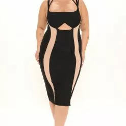 Fashion Nova My Night Out Bandage Midi Dress - Black 19 Fashion Nova My Night Out Bandage Midi Dress - Black -Fashion Nova Dresses Shop 05 16 22Studio2 SN KP 14 02 06 49 BD266 Black 3516 PLUS KS