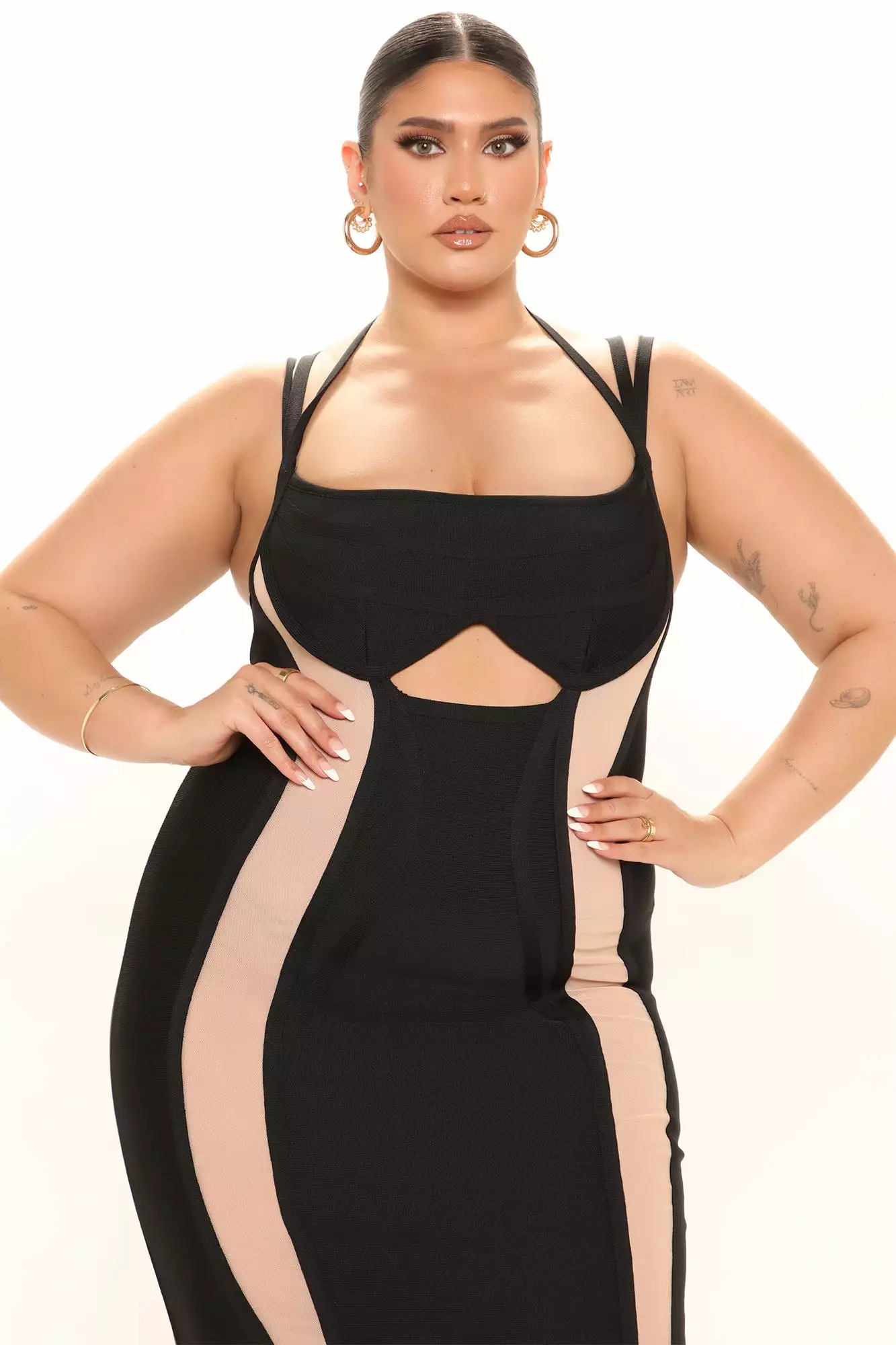 Fashion Nova My Night Out Bandage Midi Dress - Black 11 Fashion Nova My Night Out Bandage Midi Dress - Black - Image 9