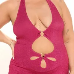Fashion Nova Bringing The Heat Metallic Mini Dress - Magenta -Fashion Nova Dresses Shop 05 16 22Studio2 SN KP 15 34 05 61 782198FAN Magenta 3662 PLUS WG