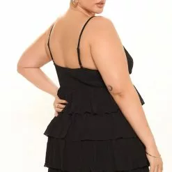 Fashion Nova Sweet Daydream Mini Dress - Black -Fashion Nova Dresses Shop 05 16 22Studio2 SN KP 15 50 54 68 32282SK Black 3721 PLUS EH