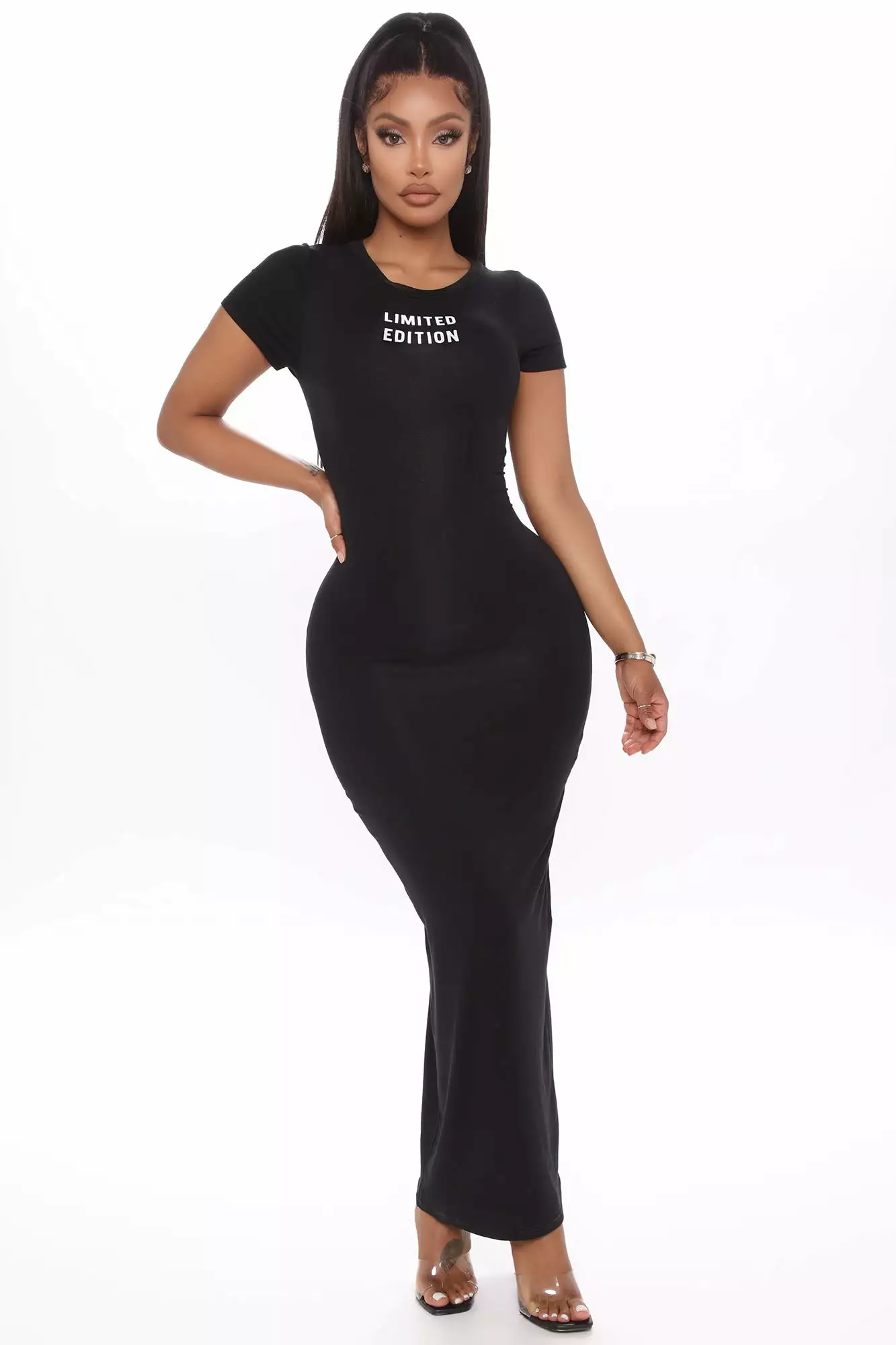 Fashion Nova True Facts Maxi Dress - Black 3 Fashion Nova True Facts Maxi Dress - Black