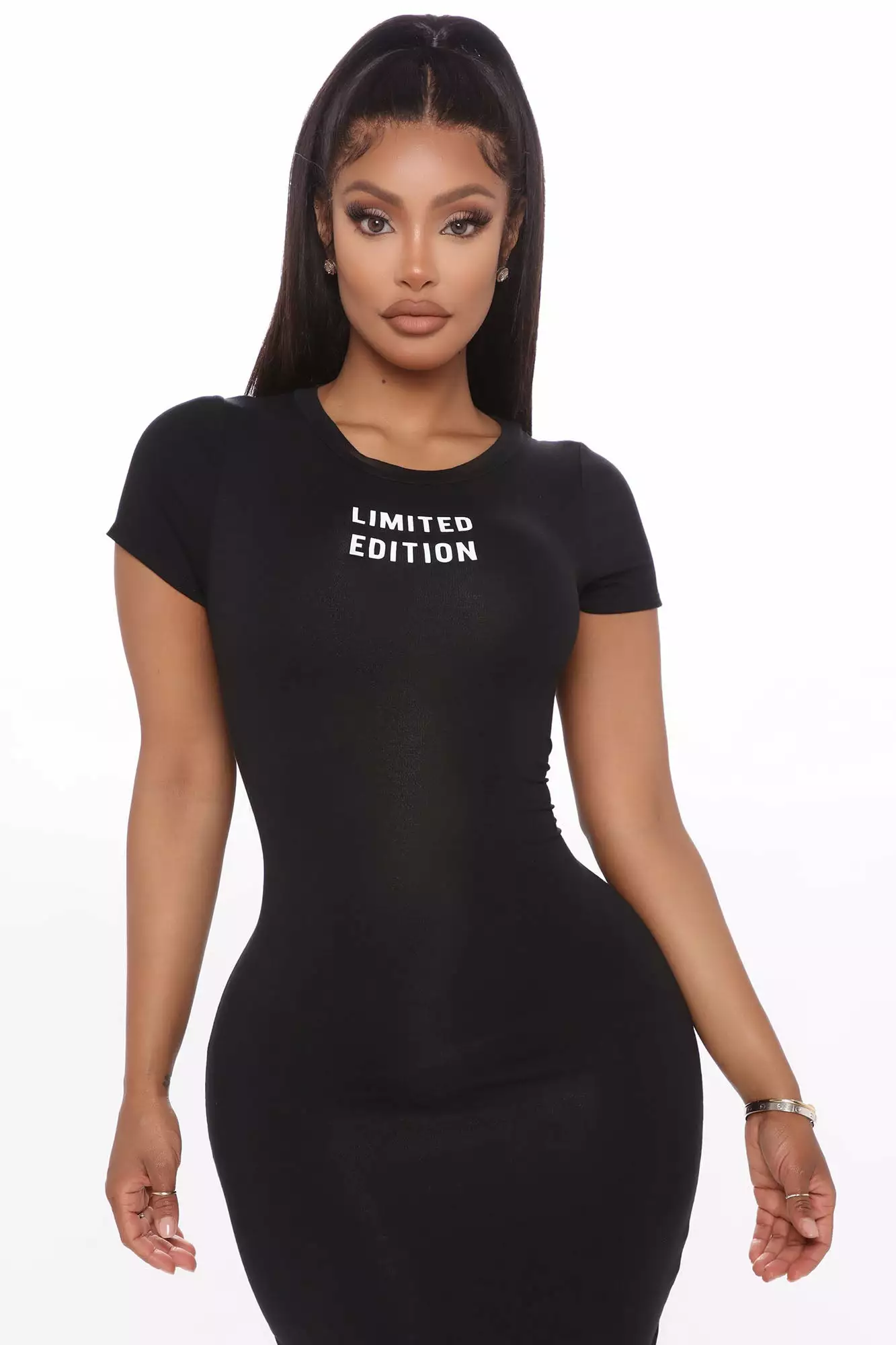 Fashion Nova True Facts Maxi Dress - Black 4 Fashion Nova True Facts Maxi Dress - Black - Image 2