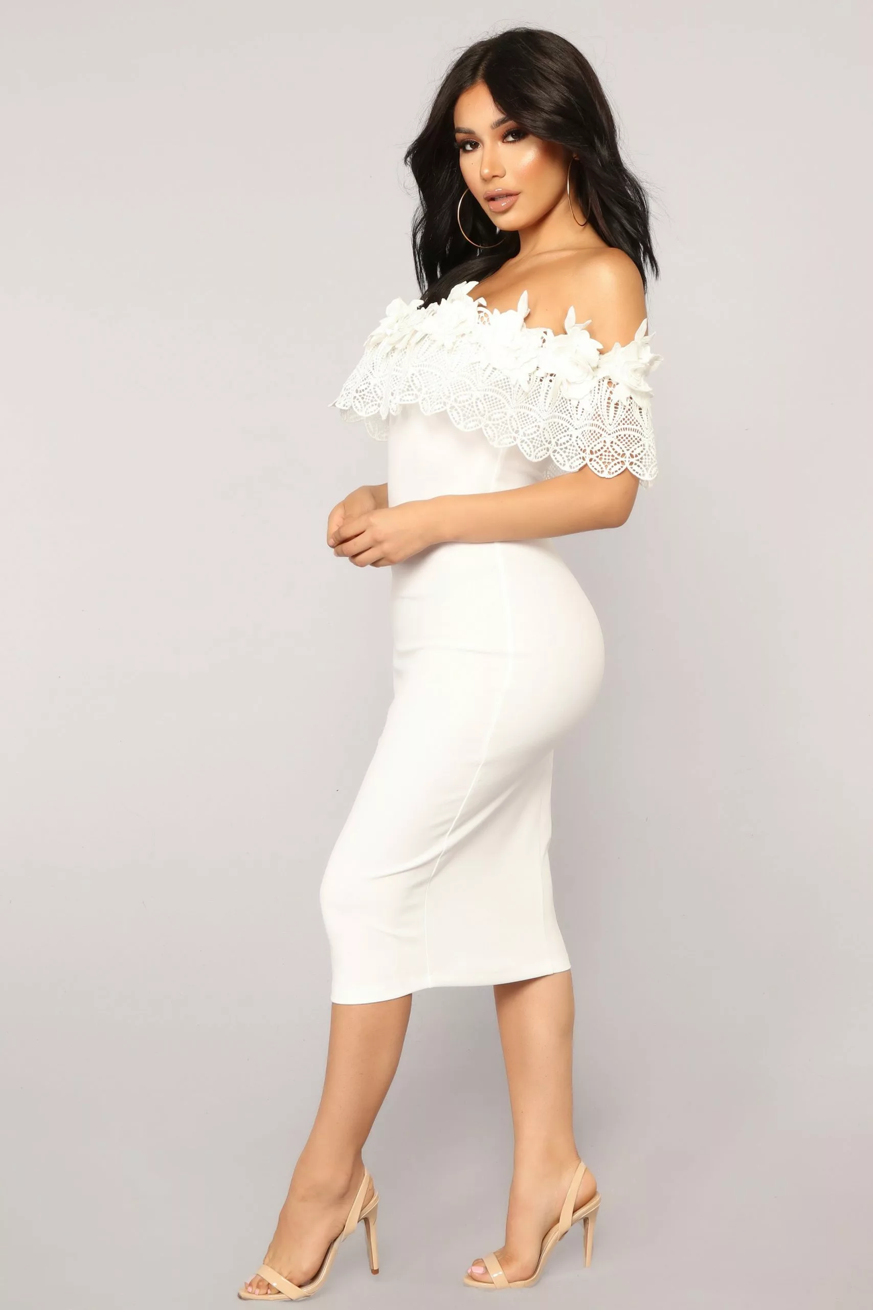 Fashion Nova Midnight In Moscow Dress - White 7 Fashion Nova Midnight In Moscow Dress - White - Image 5