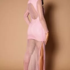 Fashion Nova Angelica Crystal Embellished Maxi Dress - Pink -Fashion Nova Dresses Shop 05 23 22Studio5 KJ KP 12 10 55 18 B10934 Pink R 4935 PB