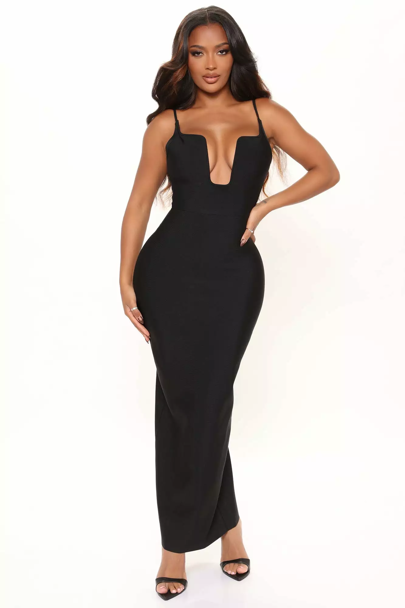 Fashion Nova Feeling Lush Bandage Maxi Dress - Black 3 Fashion Nova Feeling Lush Bandage Maxi Dress - Black