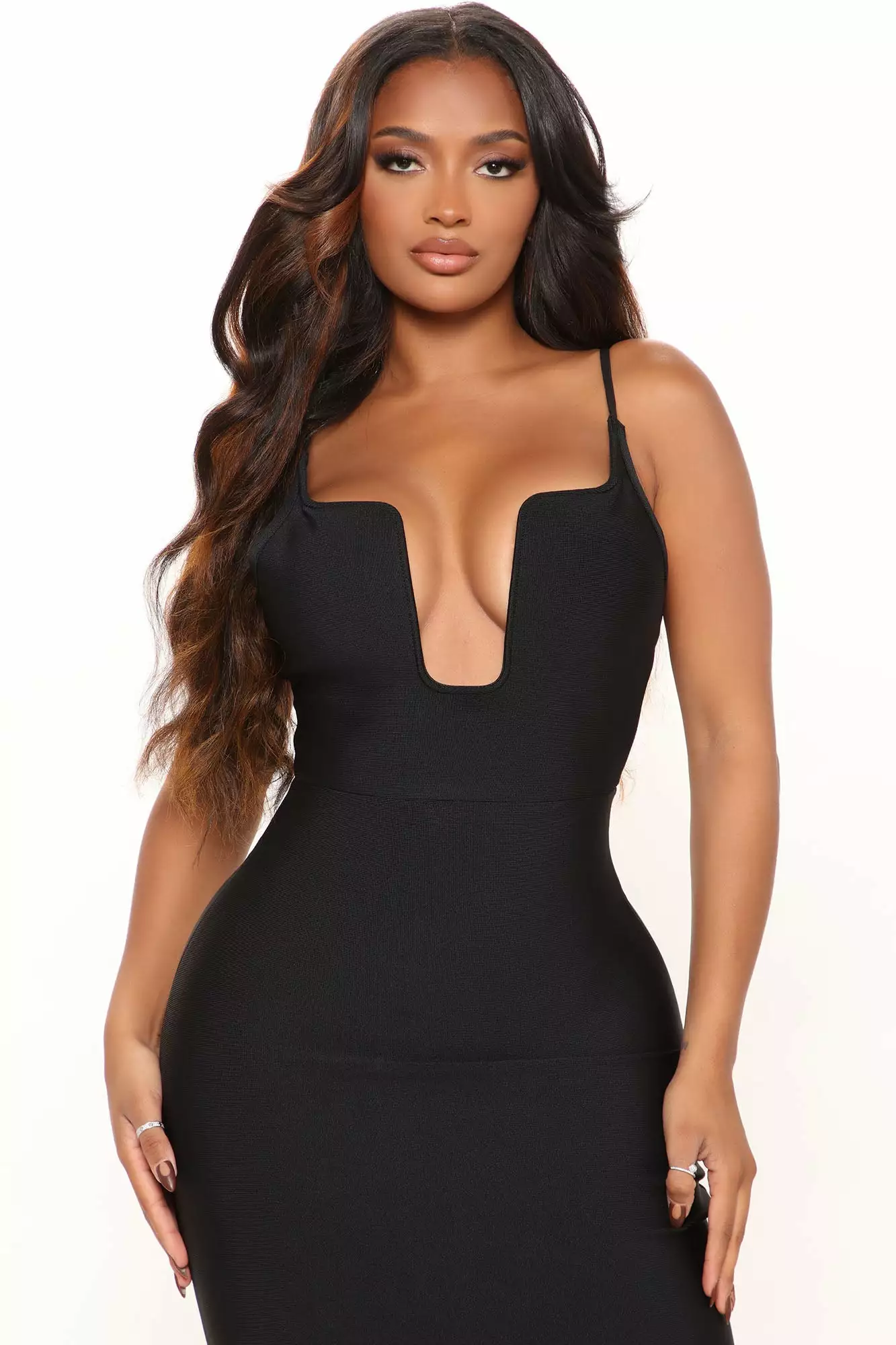 Fashion Nova Feeling Lush Bandage Maxi Dress - Black 4 Fashion Nova Feeling Lush Bandage Maxi Dress - Black - Image 2