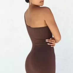 Fashion Nova Emma Snatched Midi Dress - Chocolate -Fashion Nova Dresses Shop 05 26 21Studio3 ME MS 11 49 16 46 D1404FN Chocolate 6891 WG