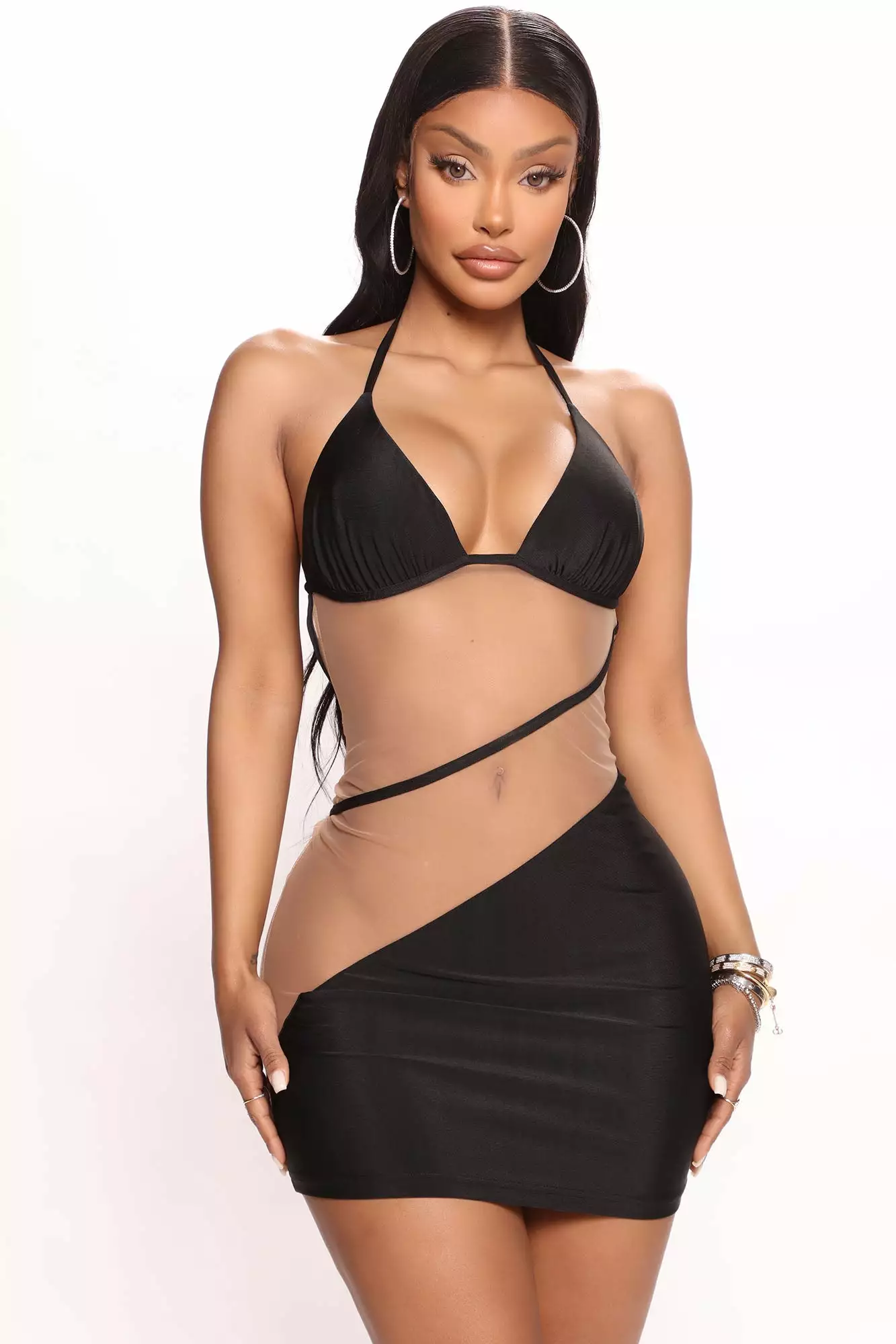 Fashion Nova Night Rider Mini Dress - Black 7 Fashion Nova Night Rider Mini Dress - Black - Image 5