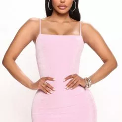 Fashion Nova Skye Slinky Maxi Dress - Pink -Fashion Nova Dresses Shop 05 26 22Studio3 MS RENE 13 41 11 12 FS22E568 PinkPink P 0703 SG