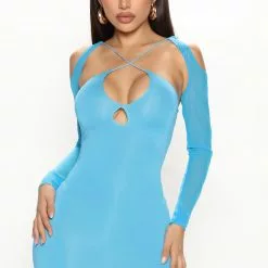 Fashion Nova Electric Energy Mini Dress - Blue -Fashion Nova Dresses Shop 05 27 22Studio3 MS 15 28 33 50 D3506 Blue 0901 PB