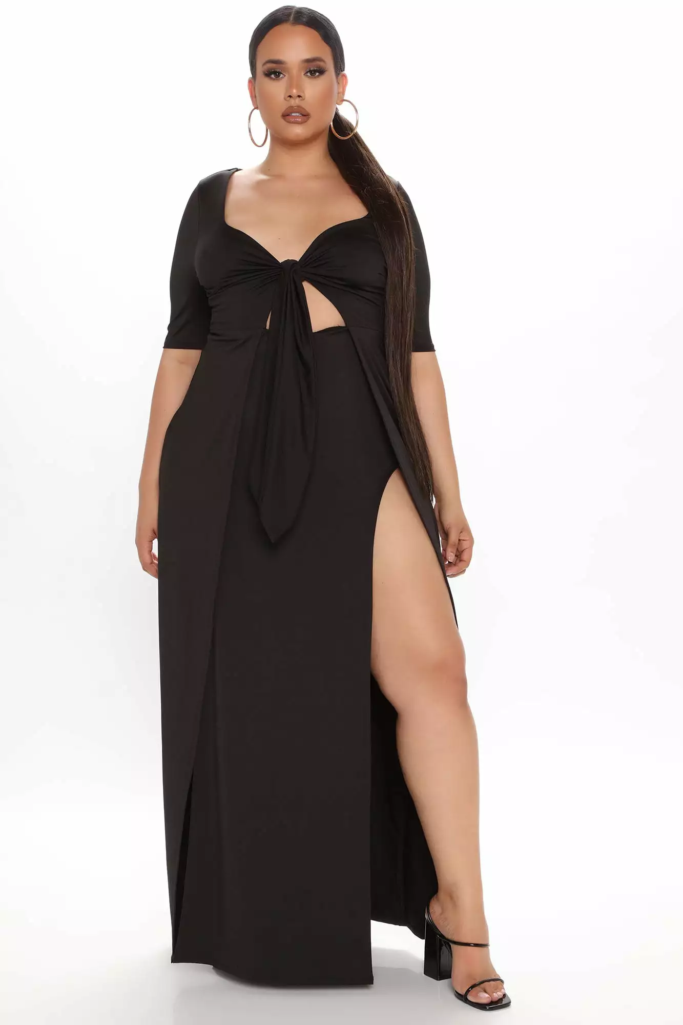 Fashion Nova A Lotta Energy Maxi Dress - Black 8 Fashion Nova A Lotta Energy Maxi Dress - Black - Image 6