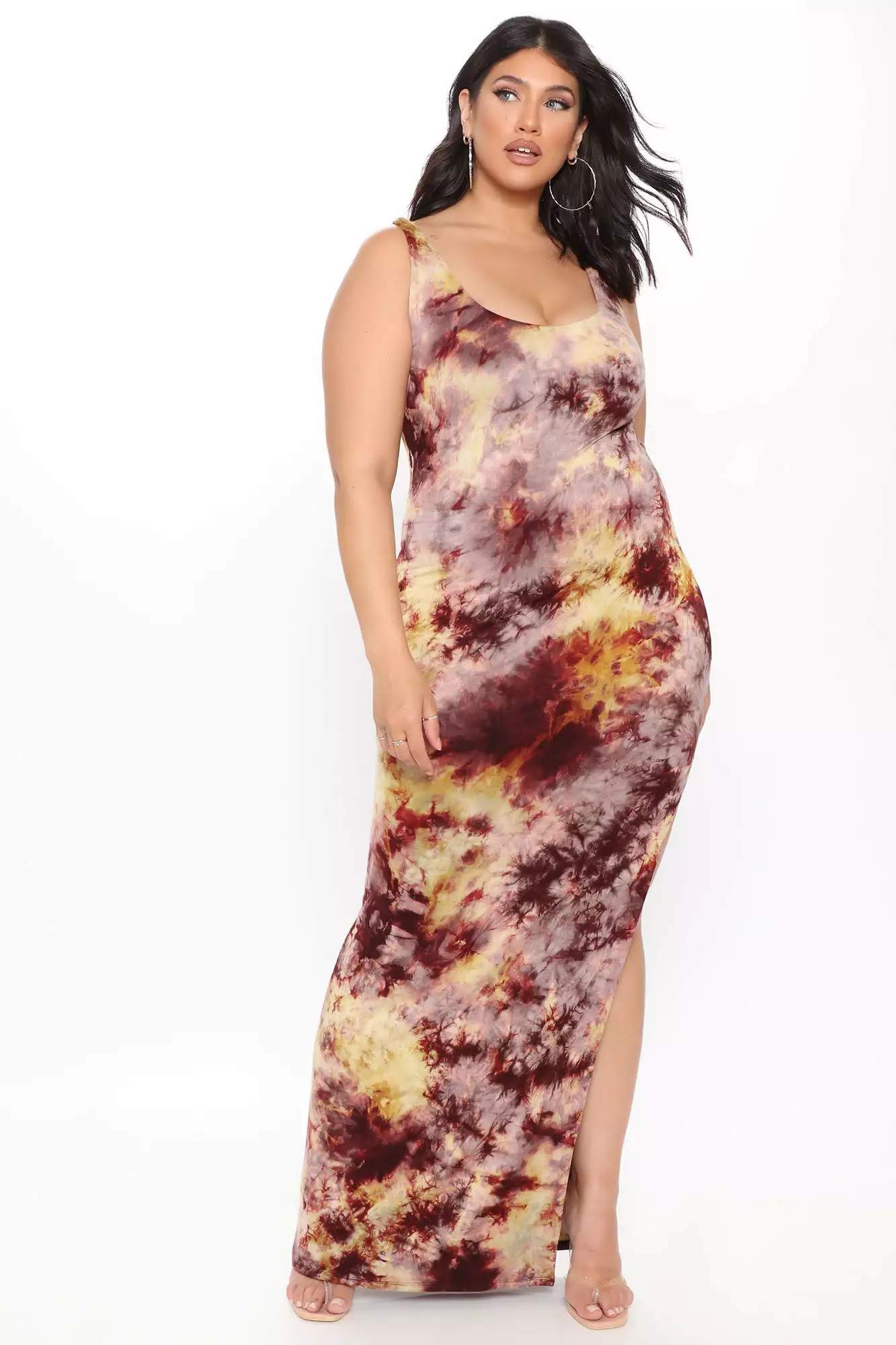 Fashion Nova Don't Let Her Go Tie Dye Dress - Brown 8 Fashion Nova Don't Let Her Go Tie Dye Dress - Brown - Image 6
