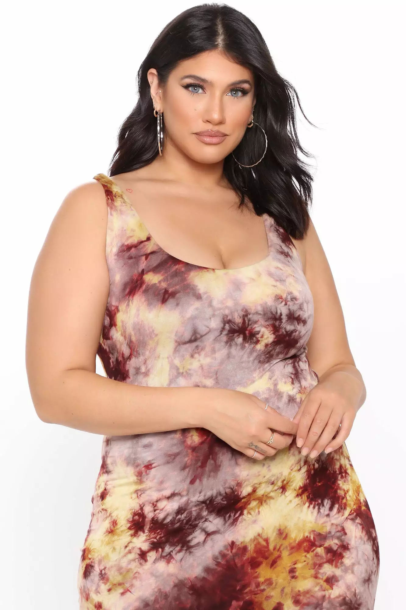 Fashion Nova Don't Let Her Go Tie Dye Dress - Brown 9 Fashion Nova Don't Let Her Go Tie Dye Dress - Brown - Image 7
