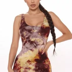 Fashion Nova Don't Let Her Go Tie Dye Dress - Brown 13 Fashion Nova Don't Let Her Go Tie Dye Dress - Brown -Fashion Nova Dresses Shop 06 04 20Studio2 RM DJ 11 52 55 31 D4470A Brown 2284 EH