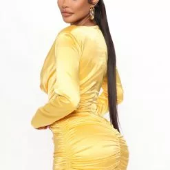 Fashion Nova Champagne Bottles Satin Mini Dress - Yellow -Fashion Nova Dresses Shop 06 06 22Studio4 ME RL 15 57 48 44 VD7718 Yellow R 2293 JB