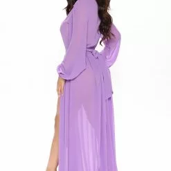 Fashion Nova Alissa Chiffon Maxi Dress - Purple -Fashion Nova Dresses Shop 06 07 22Studio2 ME KP 15 03 05 21 DM2573 Purple 0029 SG