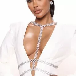 Fashion Nova In Motion Mini Dress - White -Fashion Nova Dresses Shop 06 08 22Studio3 ME RL 16 18 34 47 BD2672B White 0604 EH