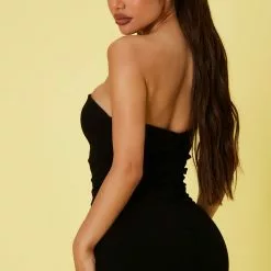Fashion Nova Roxy Ruched Snatched Dress - Black 14 Fashion Nova Roxy Ruched Snatched Dress - Black -Fashion Nova Dresses Shop 06 08 22Studio5 CE CP 09 36 50 2 D1637FN Black 2691 EH