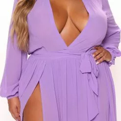 Fashion Nova Alissa Chiffon Maxi Dress - Purple -Fashion Nova Dresses Shop 06 09 22Studio3 ME AC 12 01 32 22 DM2573 Purple 0899 PLUS PB