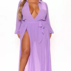 Fashion Nova Alissa Chiffon Maxi Dress - Purple -Fashion Nova Dresses Shop 06 09 22Studio3 ME AC 12 02 42 22 DM2573 Purple 0901 PLUS PB