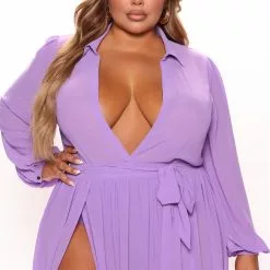 Fashion Nova Alissa Chiffon Maxi Dress - Purple -Fashion Nova Dresses Shop 06 09 22Studio3 ME AC 12 02 44 22 DM2573 Purple 0902 PLUS PB
