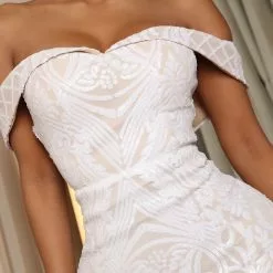 Fashion Nova Viola Sequin Maxi Dress - White 9 Fashion Nova Viola Sequin Maxi Dress - White -Fashion Nova Dresses Shop 06 09 22Studio5 CE RL 15 01 55 33 1603P1 White P 1475 KS