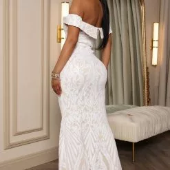 Fashion Nova Viola Sequin Maxi Dress - White 10 Fashion Nova Viola Sequin Maxi Dress - White -Fashion Nova Dresses Shop 06 09 22Studio5 CE RL 15 02 18 33 1603P1 White P 1476 KS