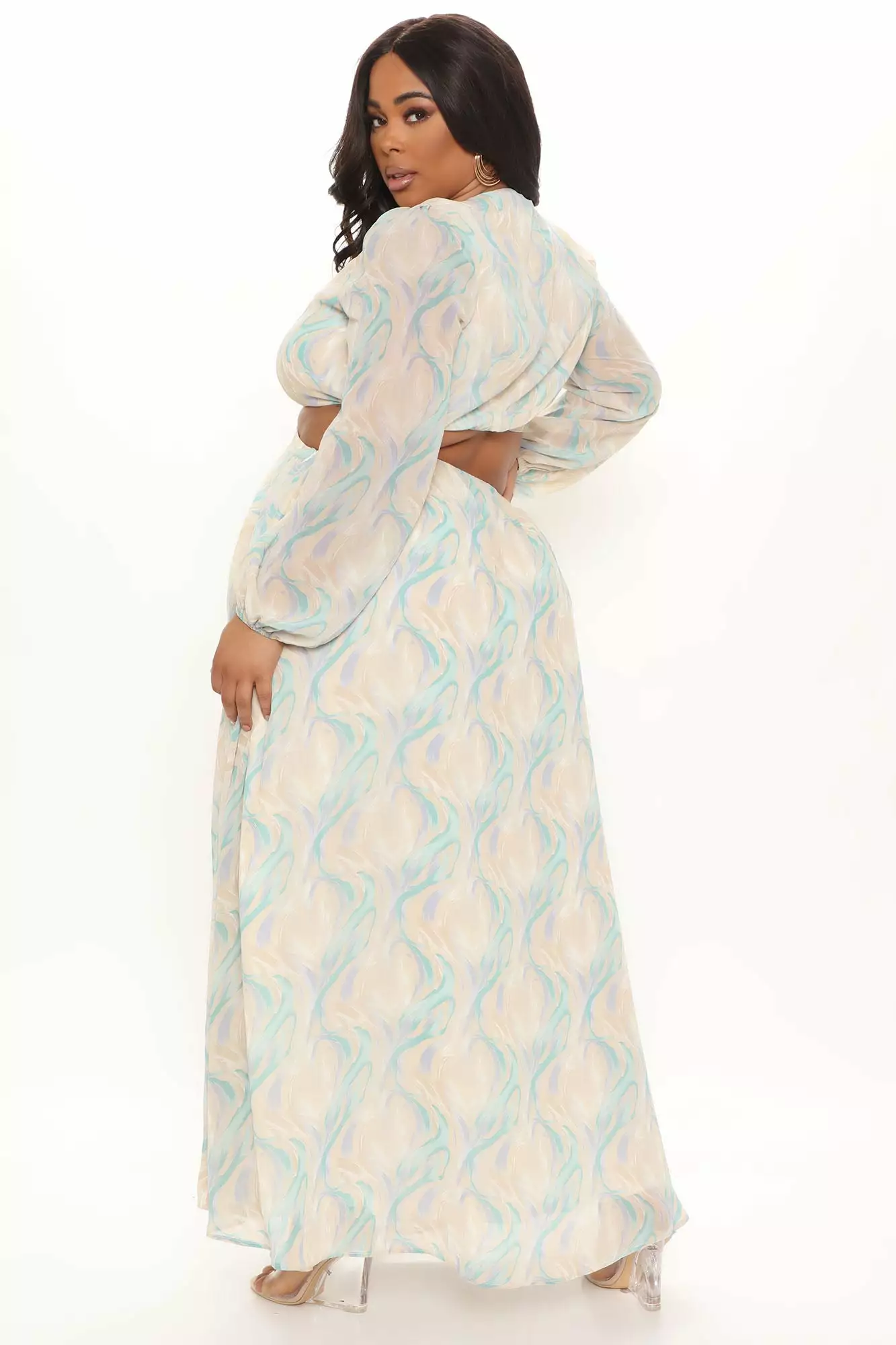 Fashion Nova Eternal Beauty Maxi Dress - Taupe/combo 11 Fashion Nova Eternal Beauty Maxi Dress - Taupe/combo - Image 9