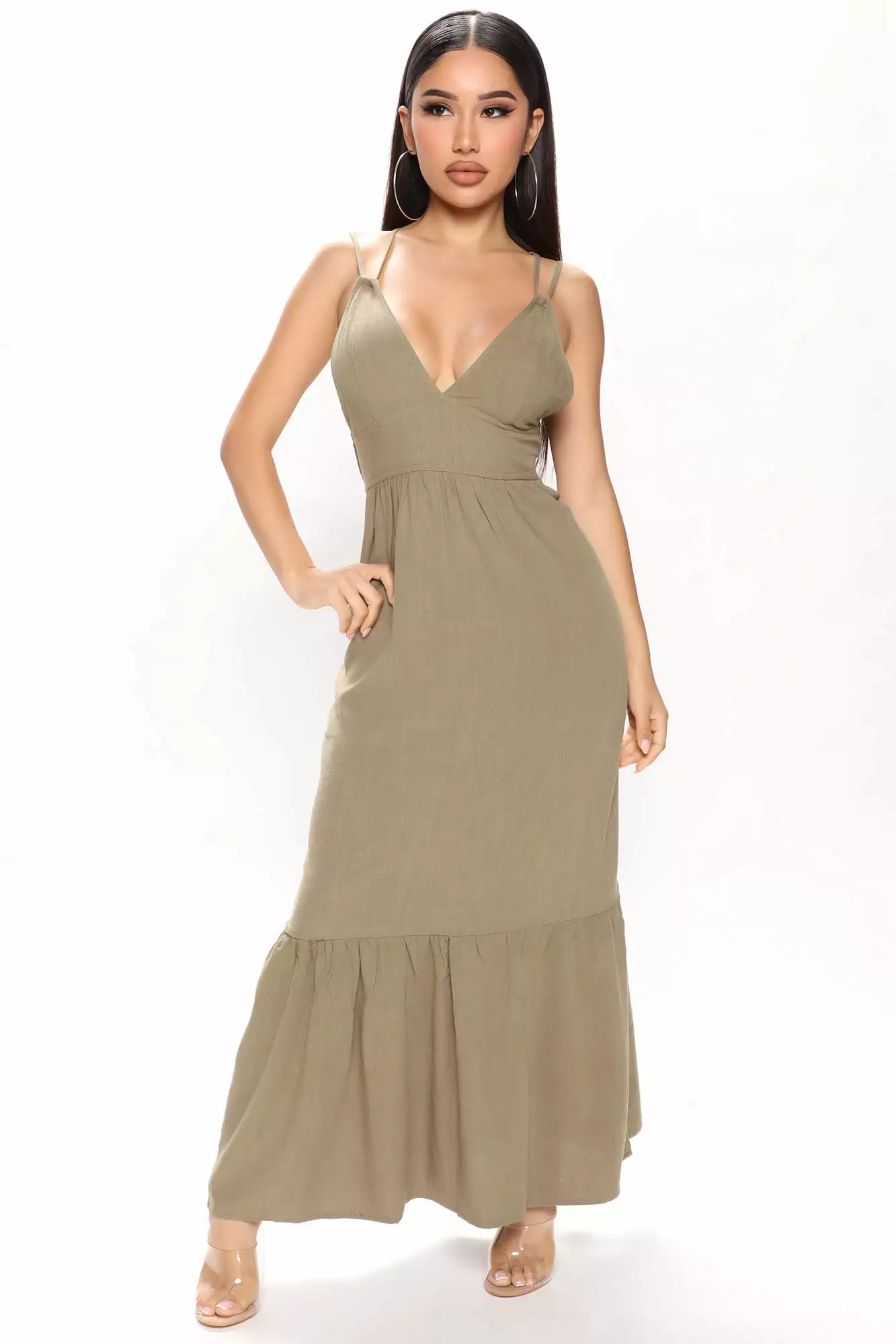 Fashion Nova Tulum Coastline Maxi Dress - Olive 3 Fashion Nova Tulum Coastline Maxi Dress - Olive