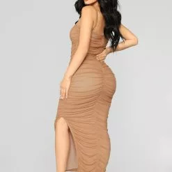 Fashion Nova Feeling My Mesh Dress - Nude -Fashion Nova Dresses Shop 06 12 18 Studio1 72065 Nude 1334 AJ JF scaled