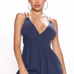 Fashion Nova Tulum Coastline Maxi Dress - Navy -Fashion Nova Dresses Shop 06 14 22Studio2 ME RL 10 56 33 25 HMD13501 Navy 1374 WG