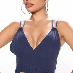 Fashion Nova Tulum Coastline Maxi Dress - Navy -Fashion Nova Dresses Shop 06 14 22Studio2 ME RL 10 56 39 25 HMD13501 Navy 1377 WG