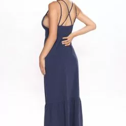 Fashion Nova Tulum Coastline Maxi Dress - Navy -Fashion Nova Dresses Shop 06 14 22Studio2 ME RL 10 56 47 25 HMD13501 Navy 1378 WG
