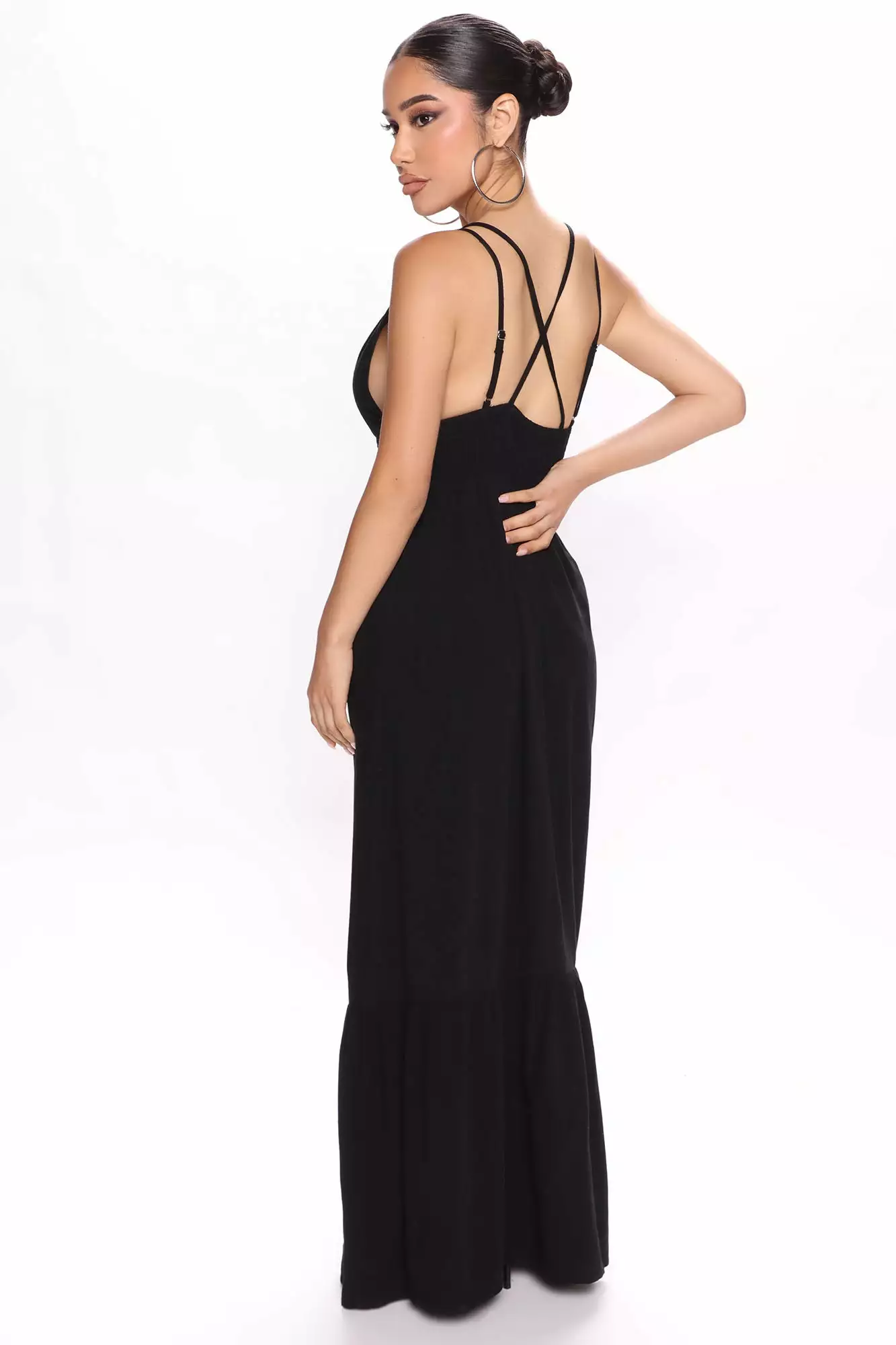Fashion Nova Tulum Coastline Maxi Dress - Black 6 Fashion Nova Tulum Coastline Maxi Dress - Black - Image 4