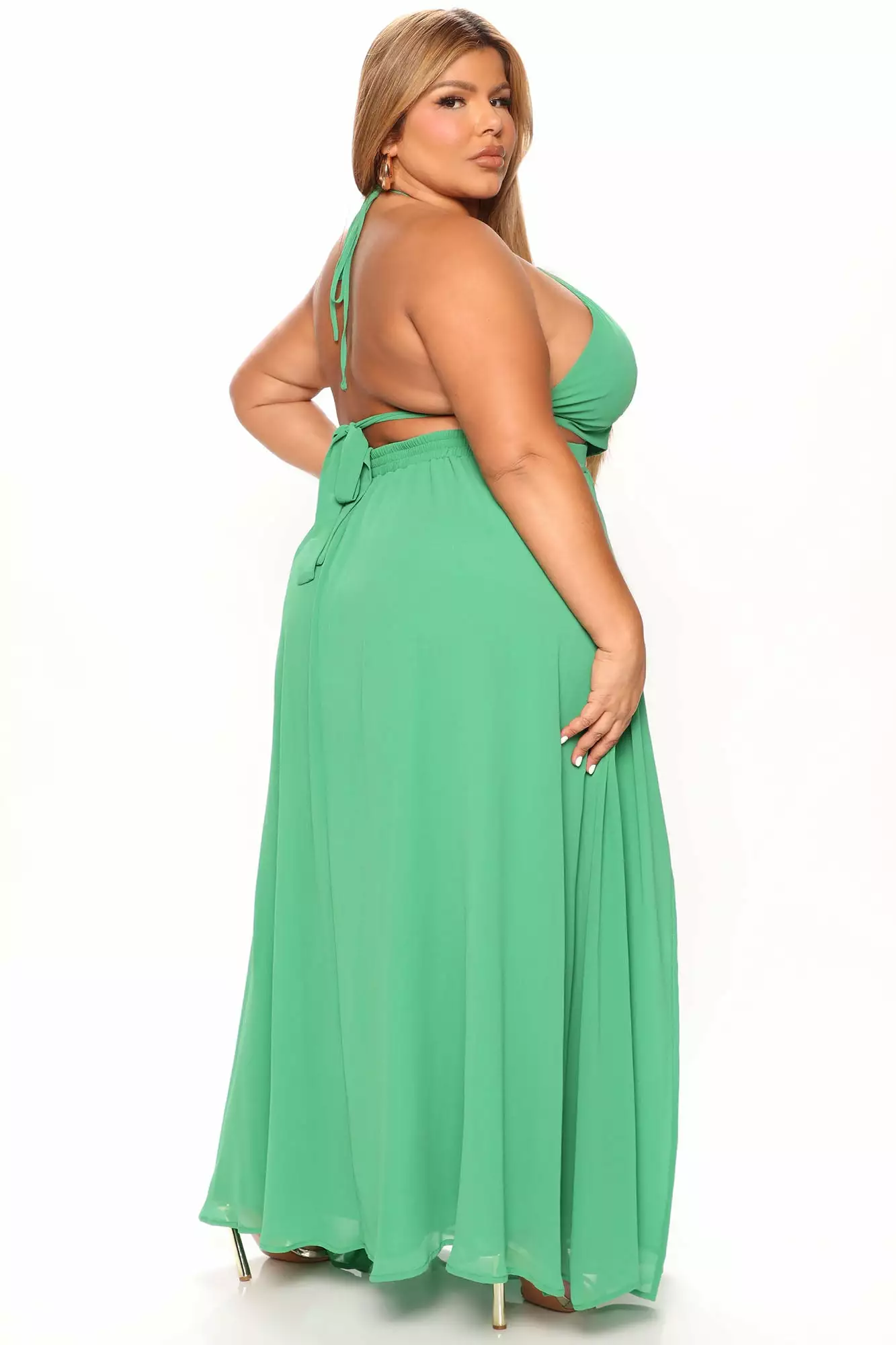Fashion Nova Misty Maxi Dress - Green 8 Fashion Nova Misty Maxi Dress - Green - Image 6
