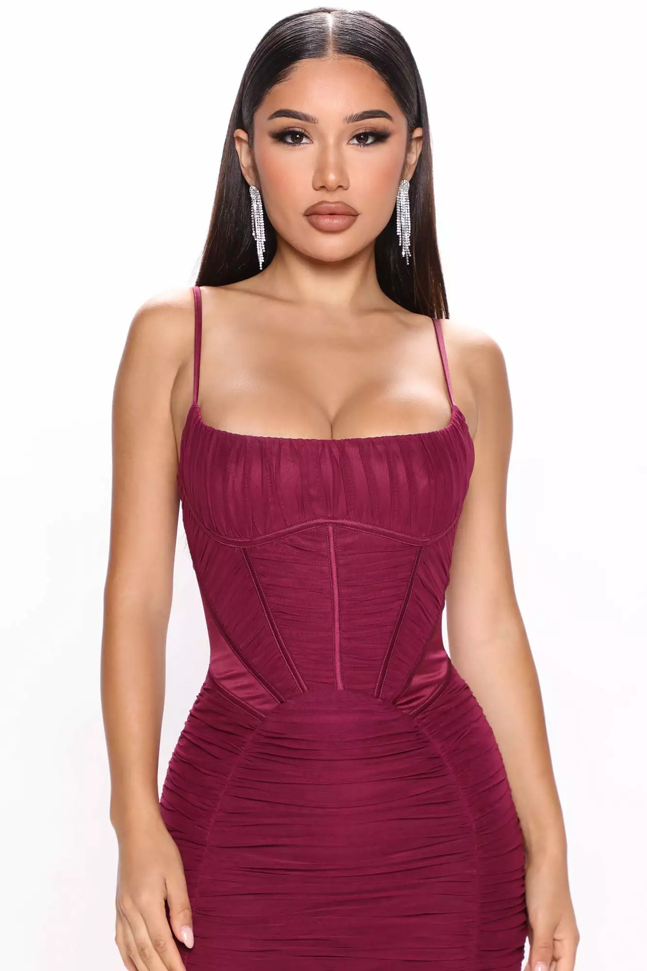 Fashion Nova Give Me It All Midi Dress - Plum 4 Fashion Nova Give Me It All Midi Dress - Plum - Image 2