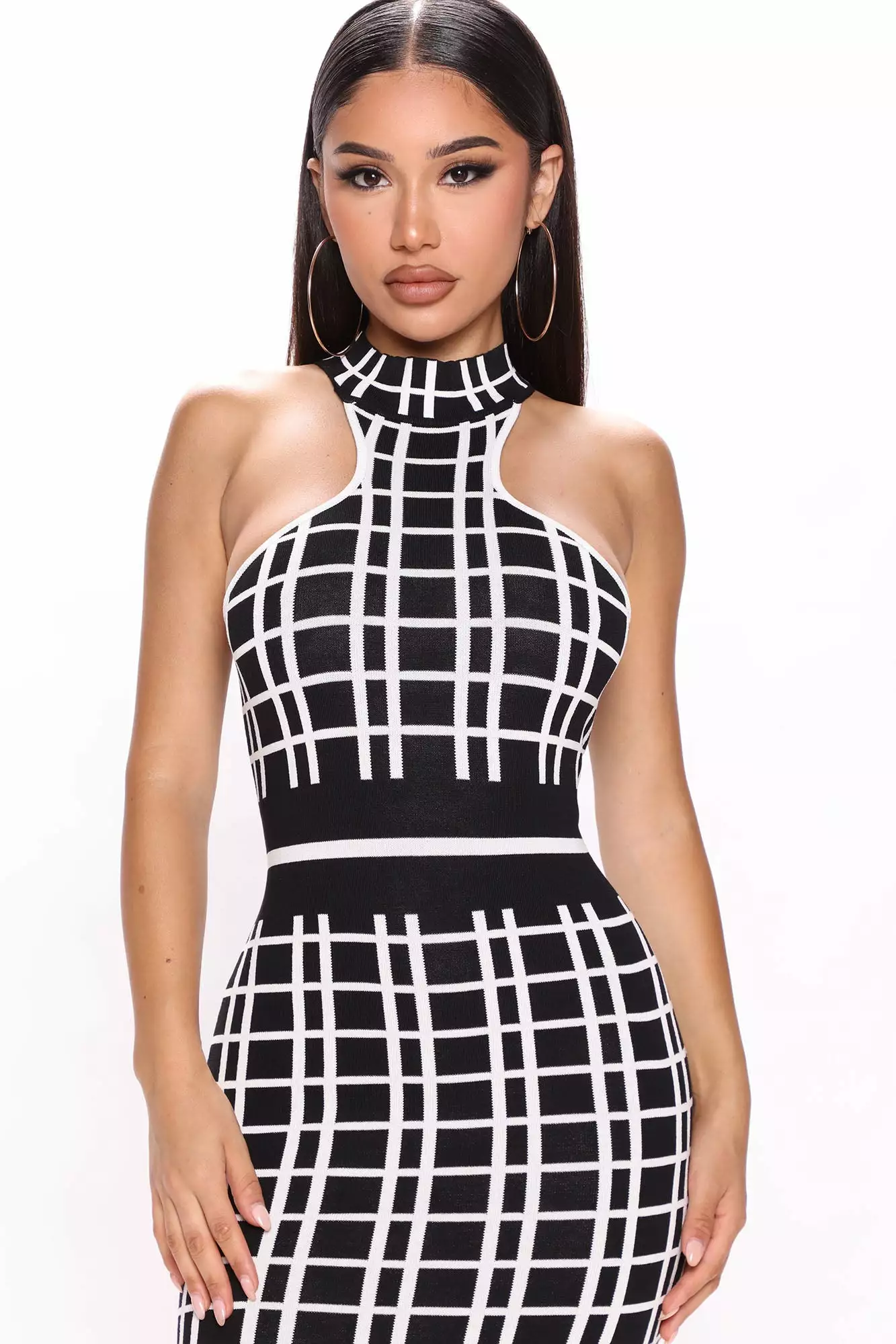Fashion Nova Precision Knit Dress - Black/combo 4 Fashion Nova Precision Knit Dress - Black/combo - Image 2