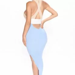 Fashion Nova On The Go Knit Dress - Blue/combo -Fashion Nova Dresses Shop 06 16 22Studio2 ME KP 09 45 02 13 SD291 Bluecombo 0455 PB