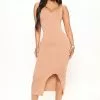 Fashion Nova Aura Midi Dress - Taupe -Fashion Nova Dresses Shop 06 16 22Studio3 CE RL 15 49 07 44 JD45770A Taupe P 0447 JB