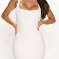 Fashion Nova Arya Midi Dress - White -Fashion Nova Dresses Shop 06 17 22Studio2 MS K 09 43 32 9 DB2774 White 1079 JB